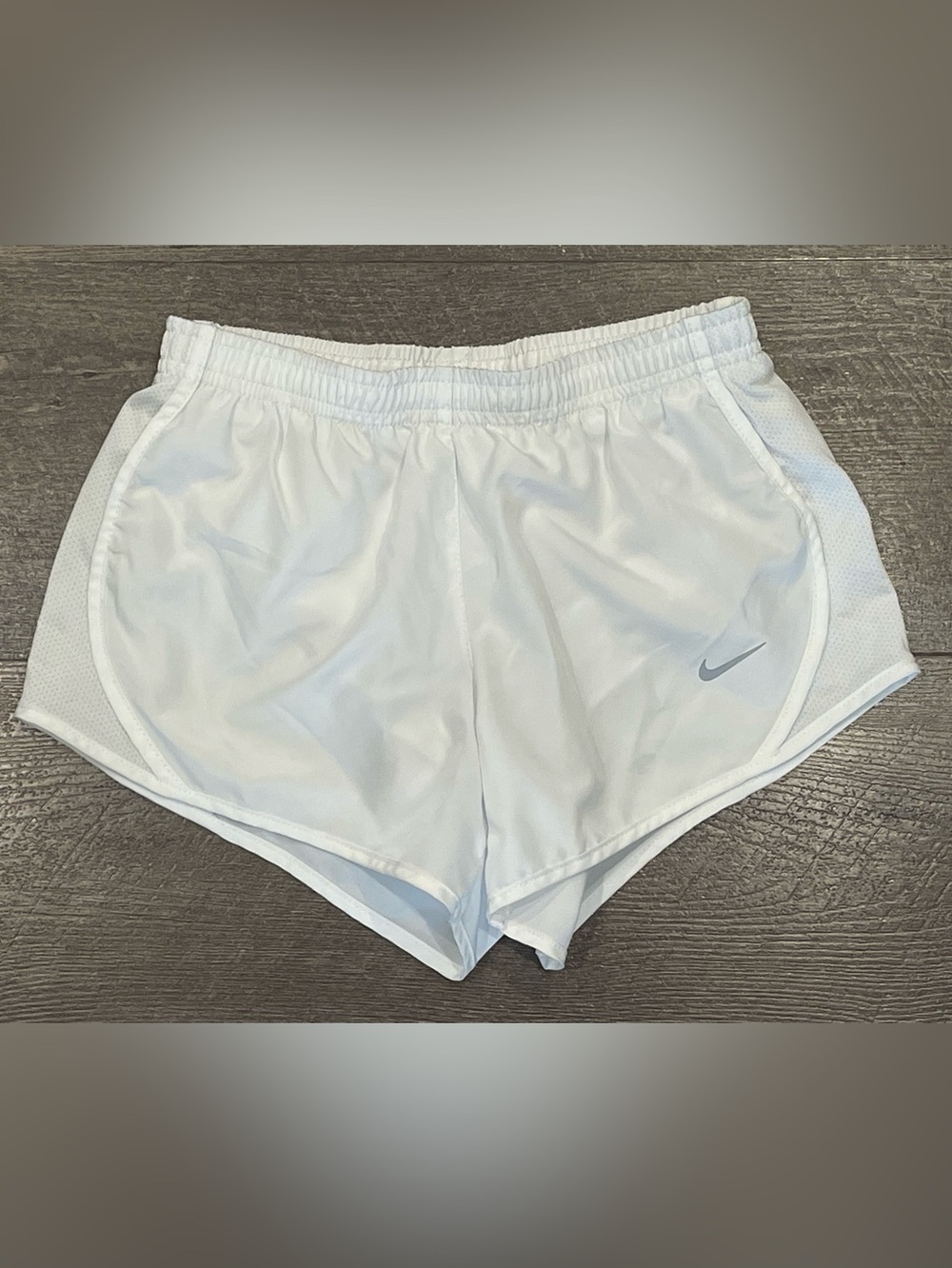 Nike White Girl’s Dri-Fit Running Shorts Size Small